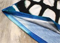 T-SHIRT POLIESTERE MANO COTONE CON STAMPA ALL-OVER